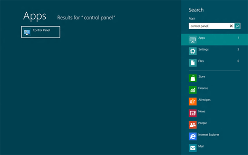 Windows 8 Search App